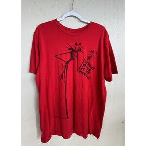 Jack Skellington T-shirt Nightmare Before Christmas What Does It All Mean Red